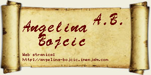 Angelina Bojčić vizit kartica